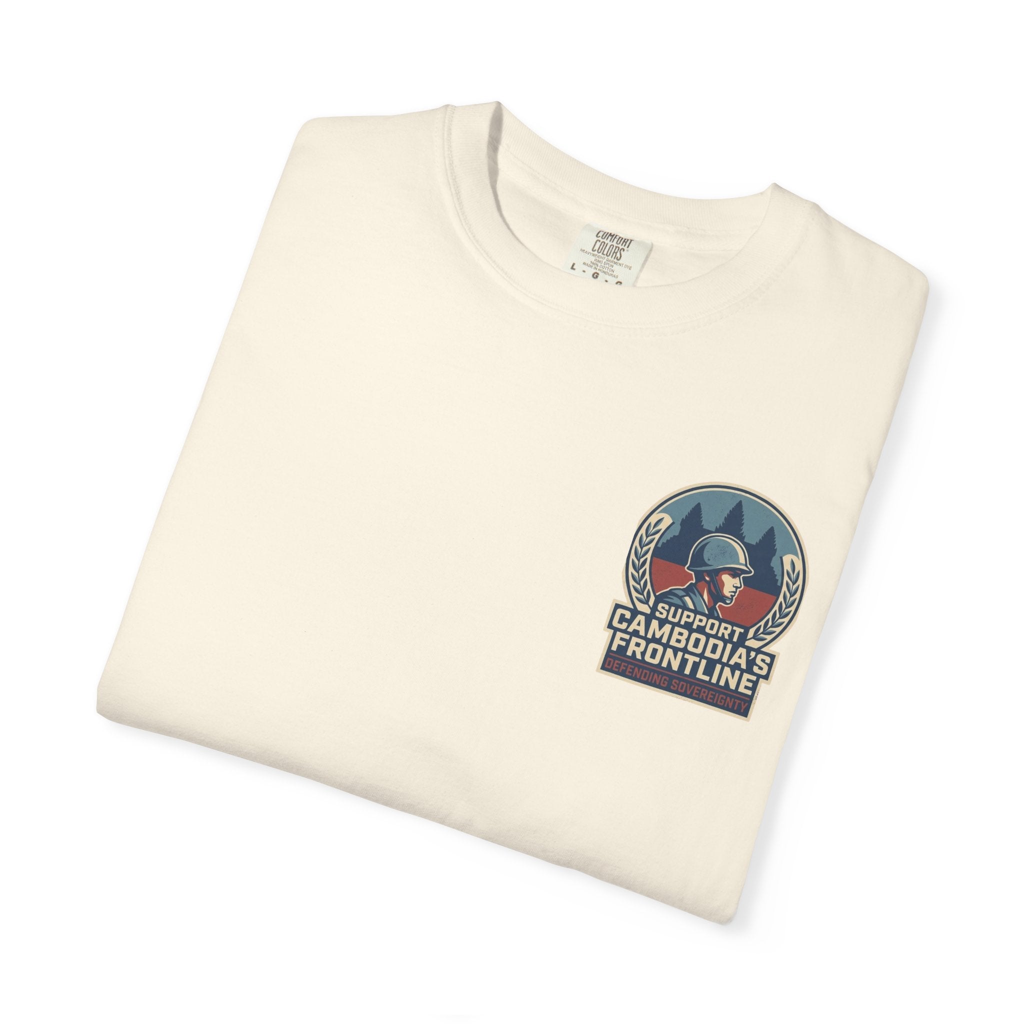 Guard Frontline Crest T-shirt | Defending Sovereignty back print