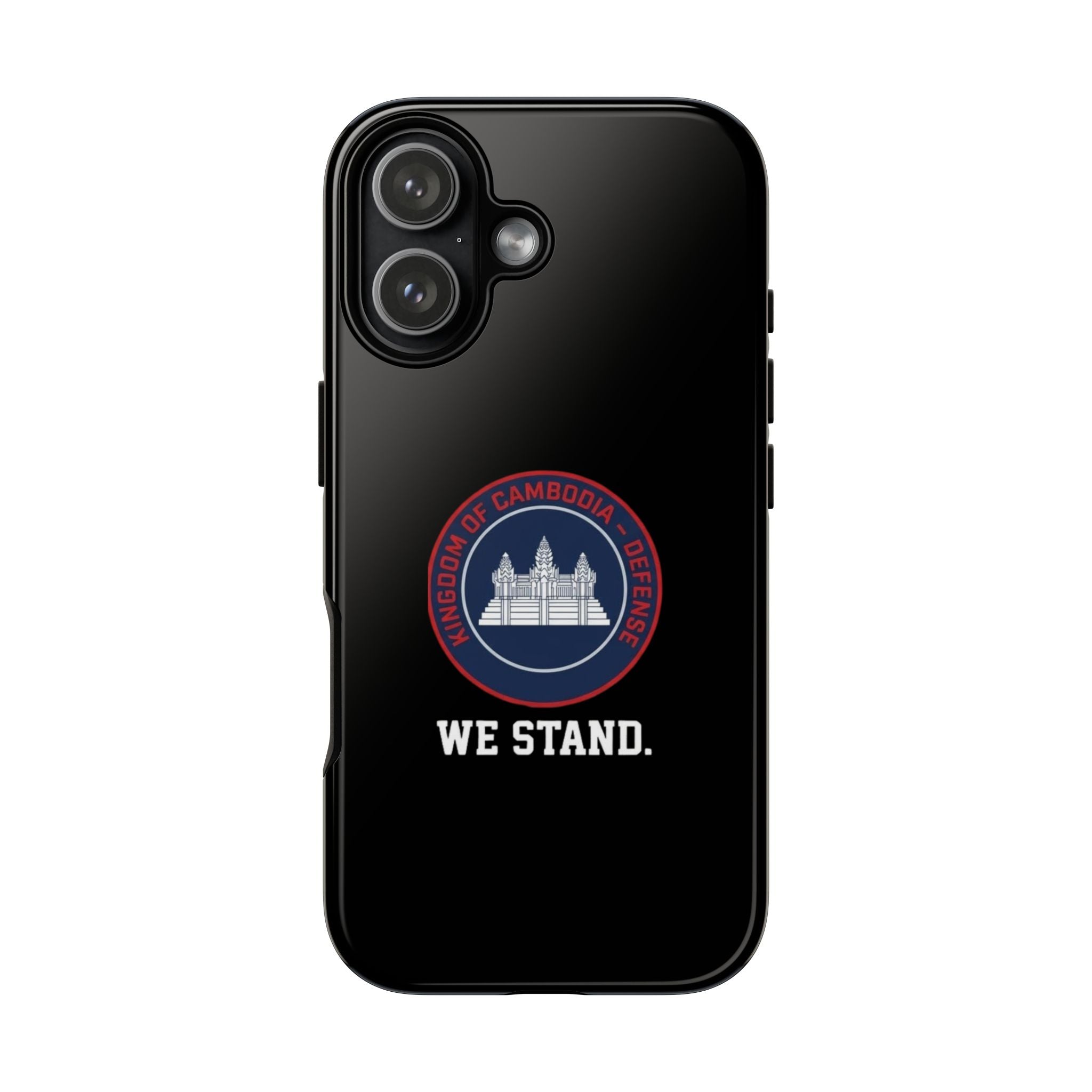 Cambodia Angkor Wat emblem phone case | Tough Case, We Stand design