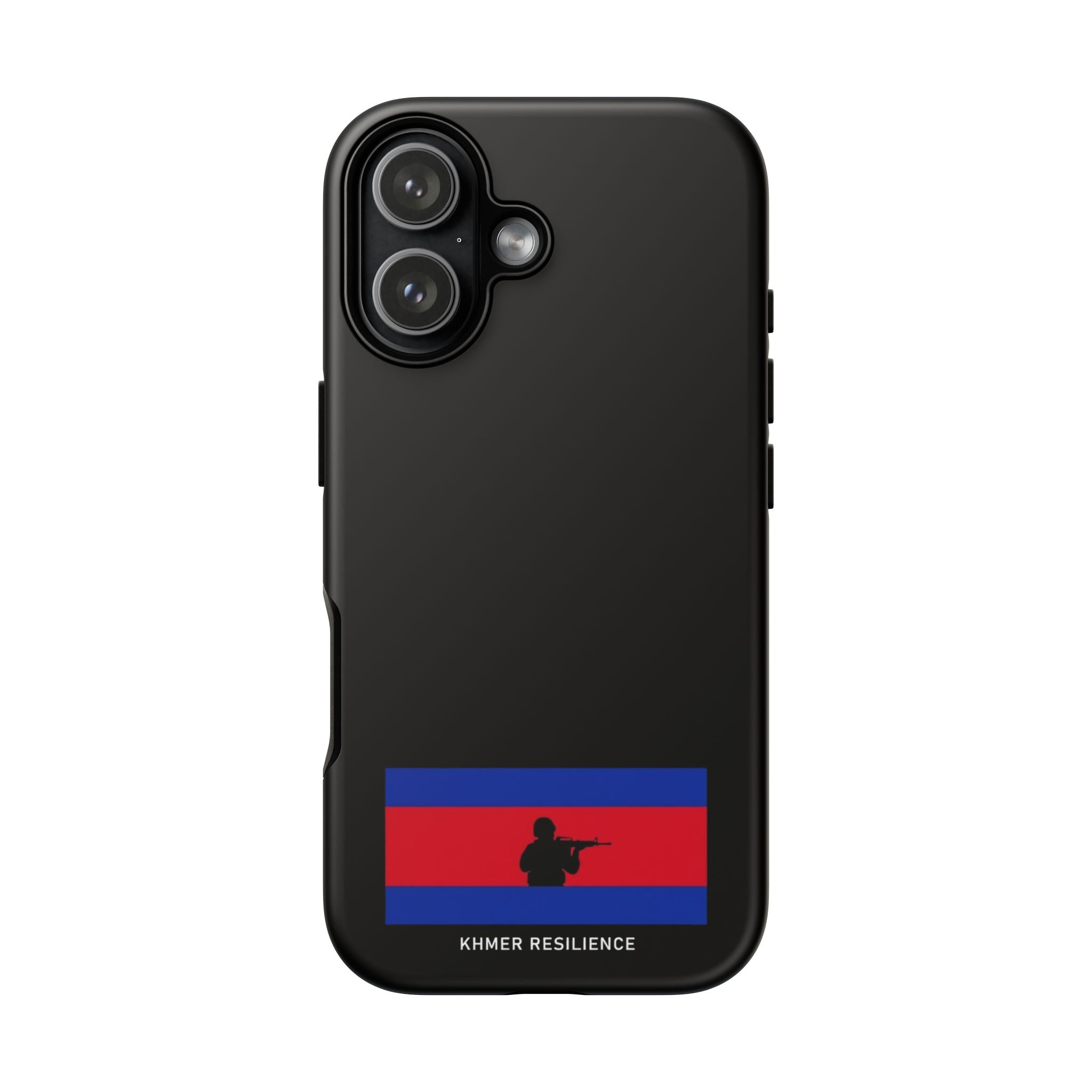 Khmer Resilience flag silhouette Phone Case | Cambodian pride phone case