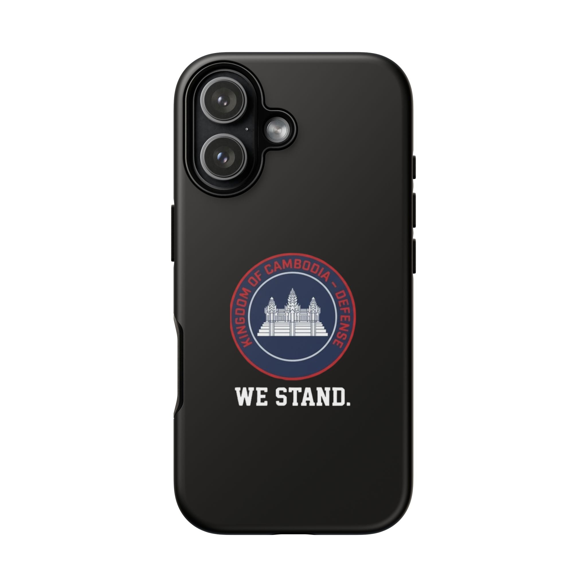 Cambodia Angkor Wat emblem phone case | Tough Case, We Stand design