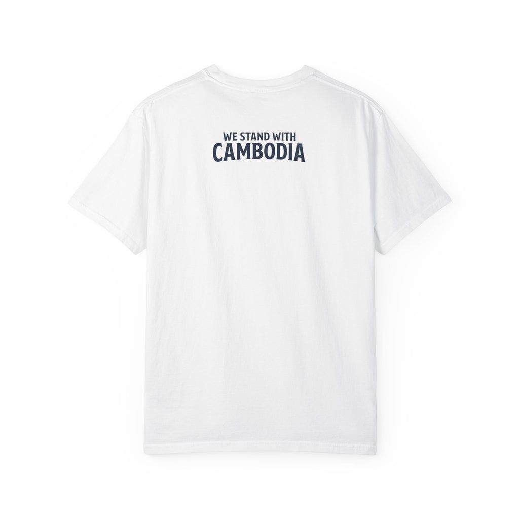 We Stand With Cambodia T-Shirt | Angkor Wat Solidarity Design