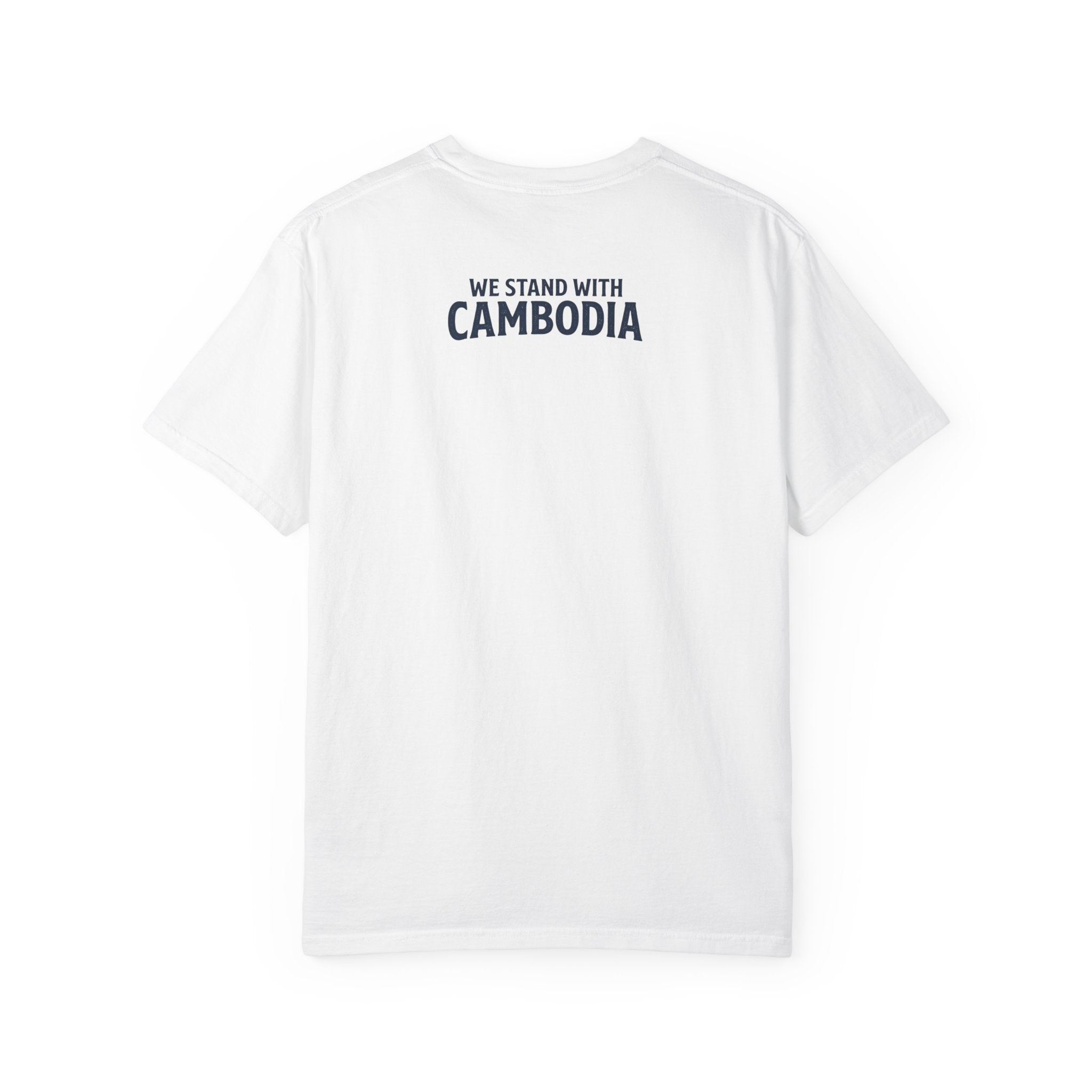 We Stand With Cambodia T-Shirt | Angkor Wat Solidarity Design