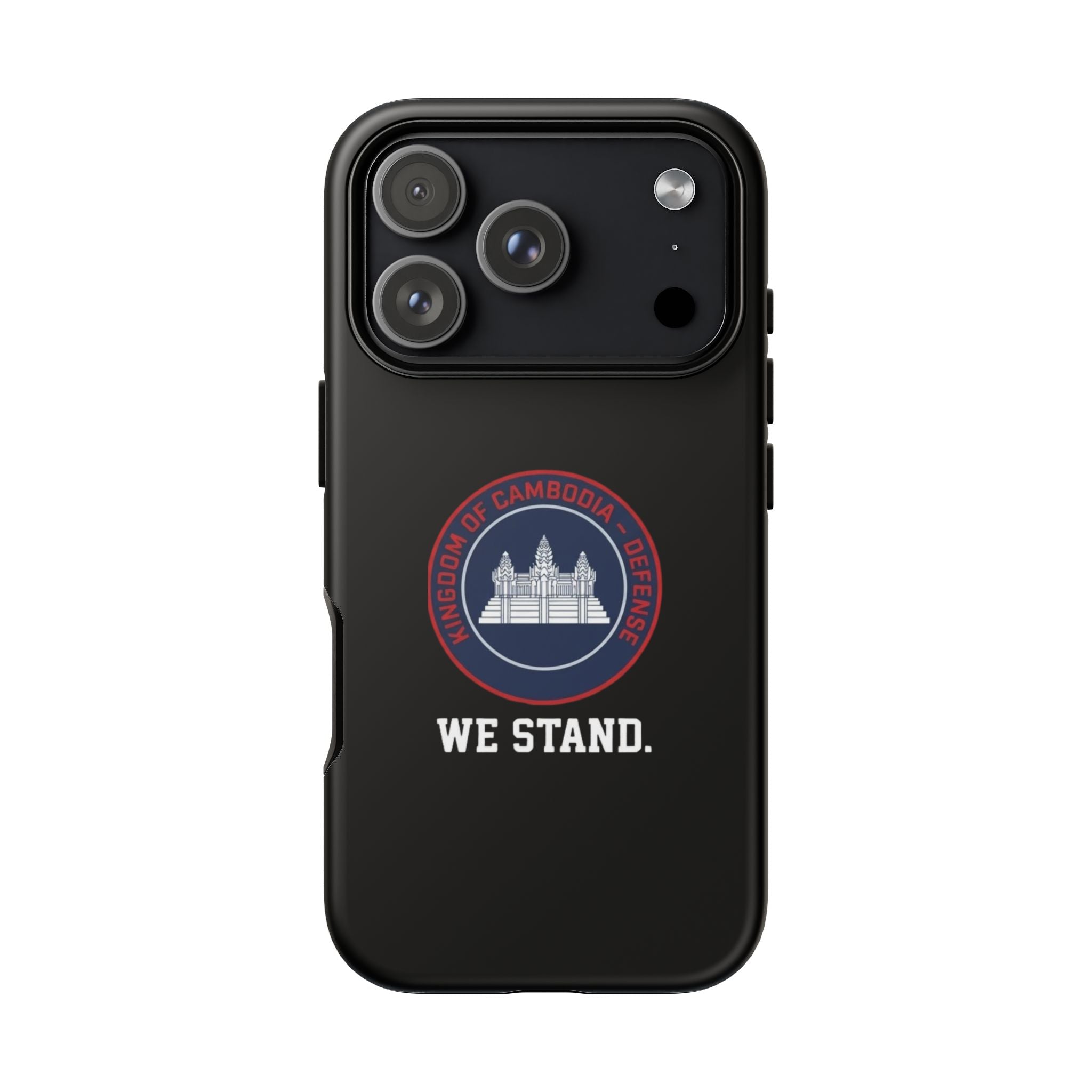 Cambodia Angkor Wat emblem phone case | Tough Case, We Stand design