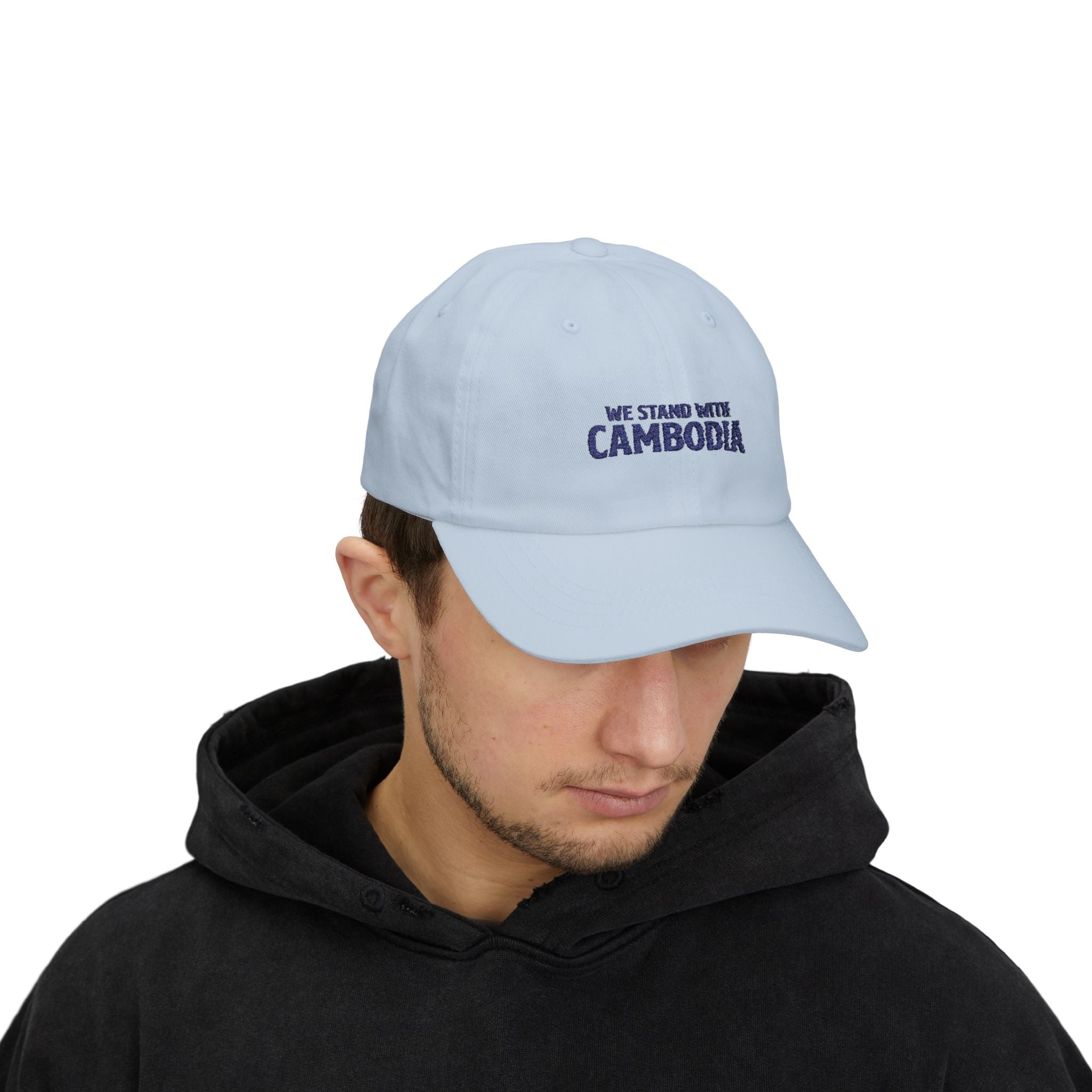 We Stand With Cambodia Dad Cap | Embroidered Support Hat
