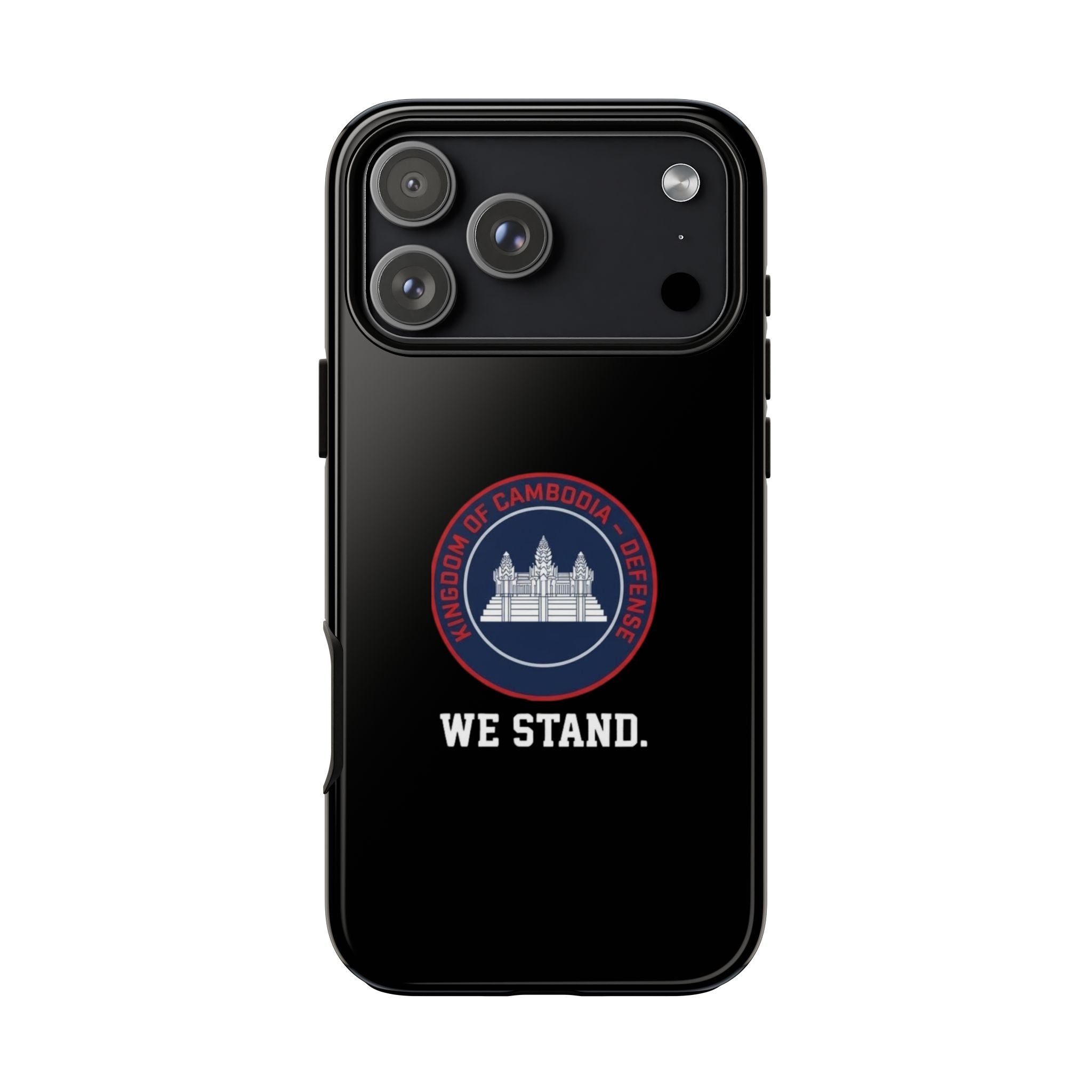 Cambodia Angkor Wat emblem phone case | Tough Case, We Stand design