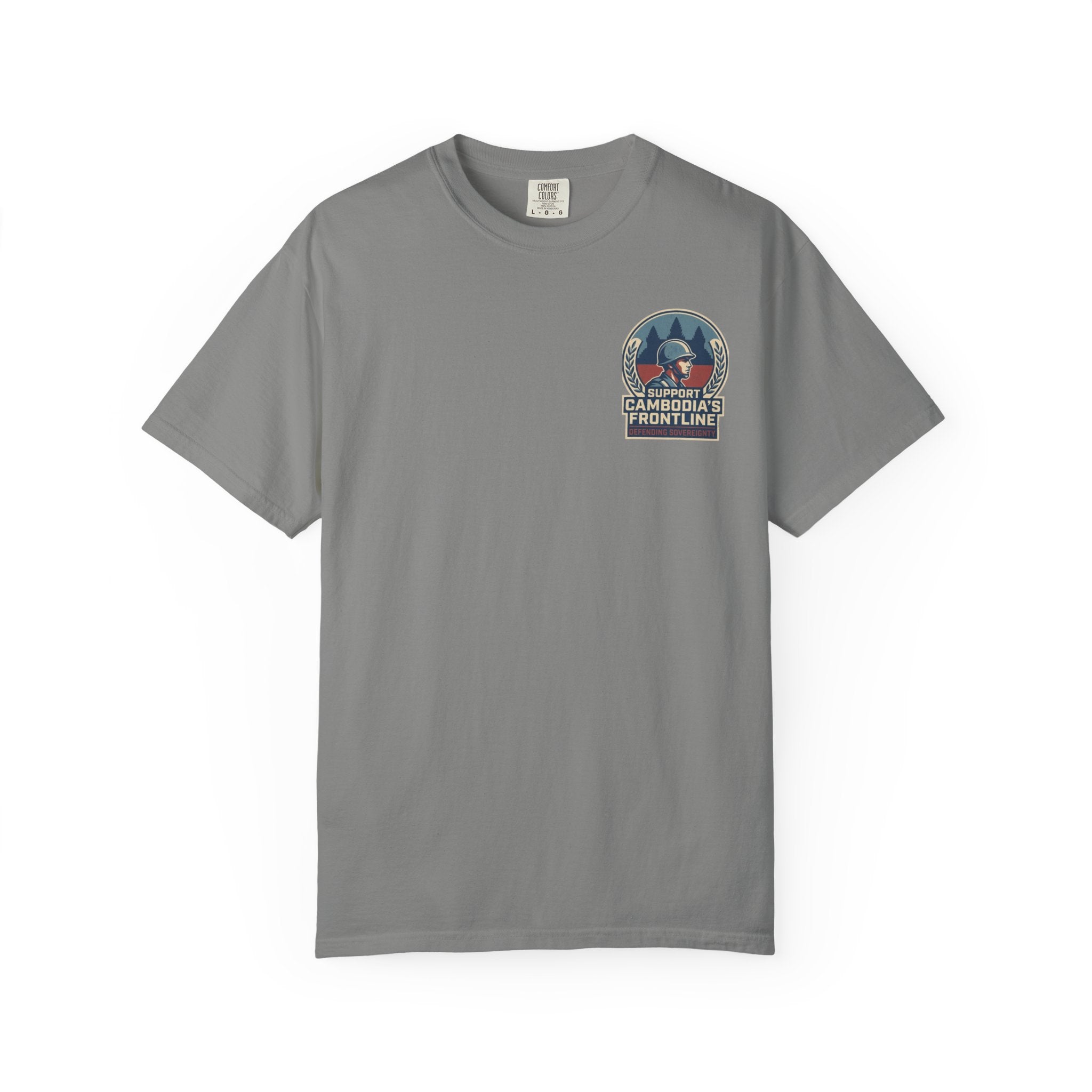 Guard Frontline Crest T-shirt | Defending Sovereignty back print