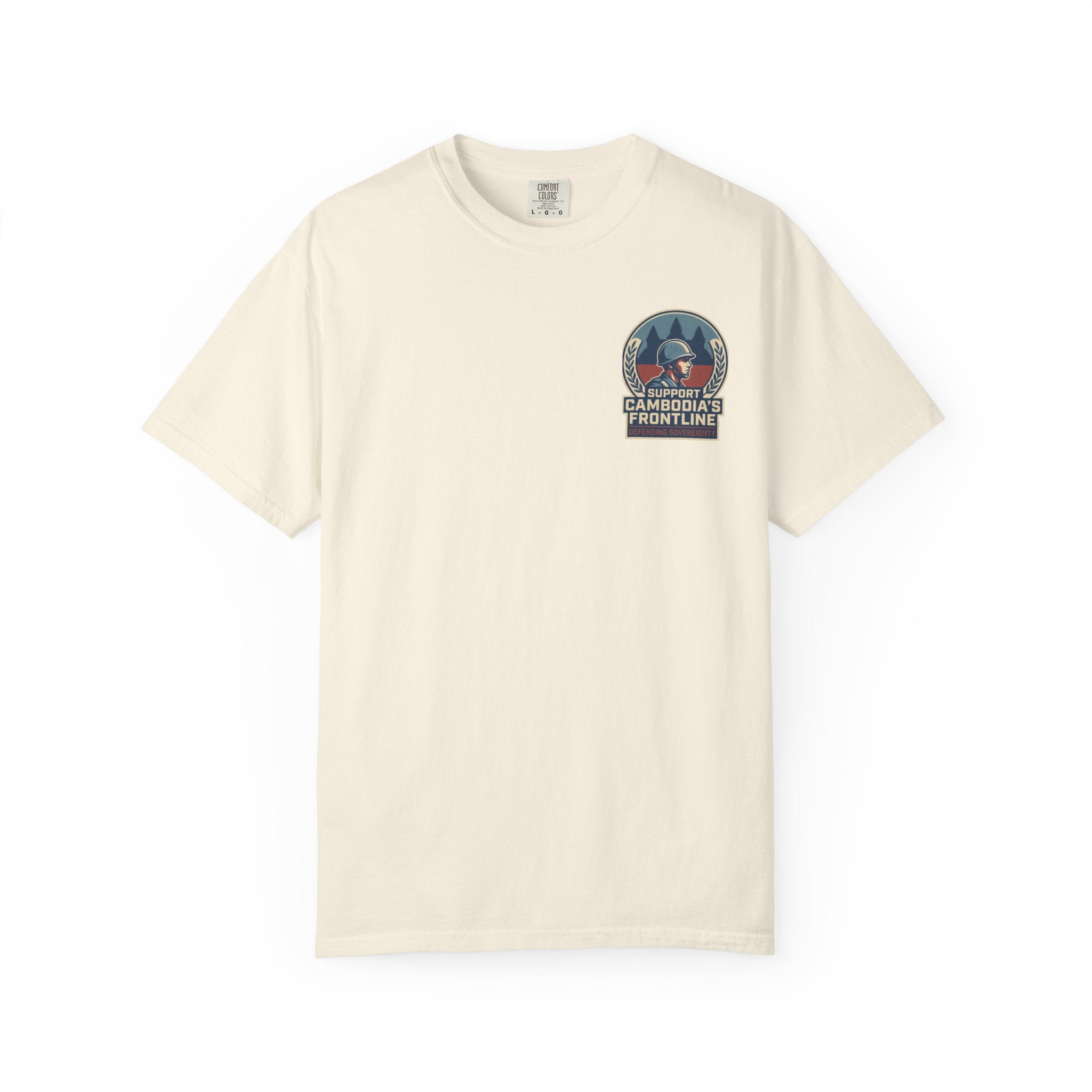 Guard Frontline Crest T-shirt | Defending Sovereignty back print
