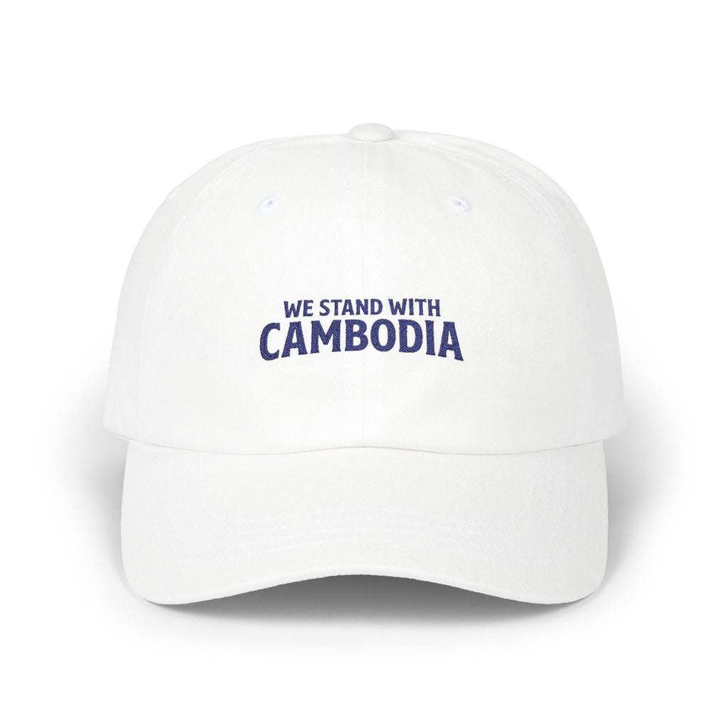 We Stand With Cambodia Dad Cap | Embroidered Support Hat