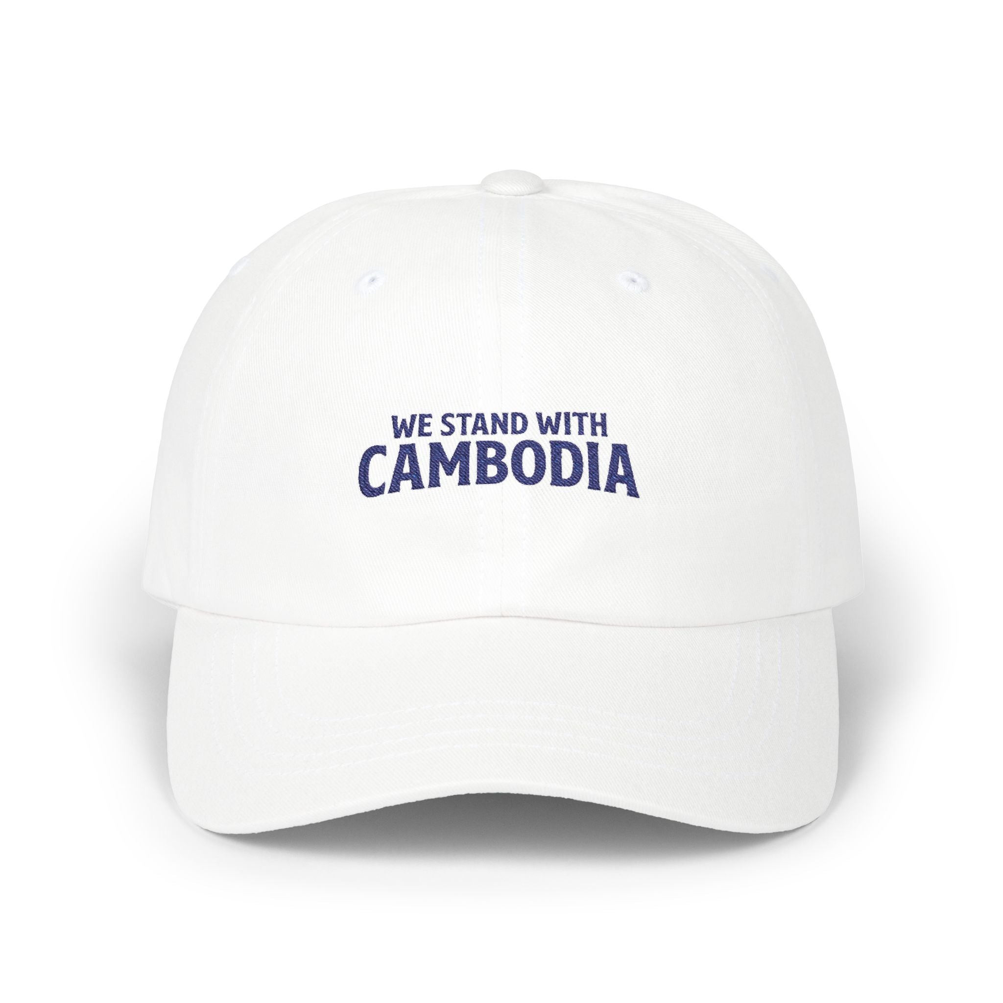 We Stand With Cambodia Dad Cap | Embroidered Support Hat