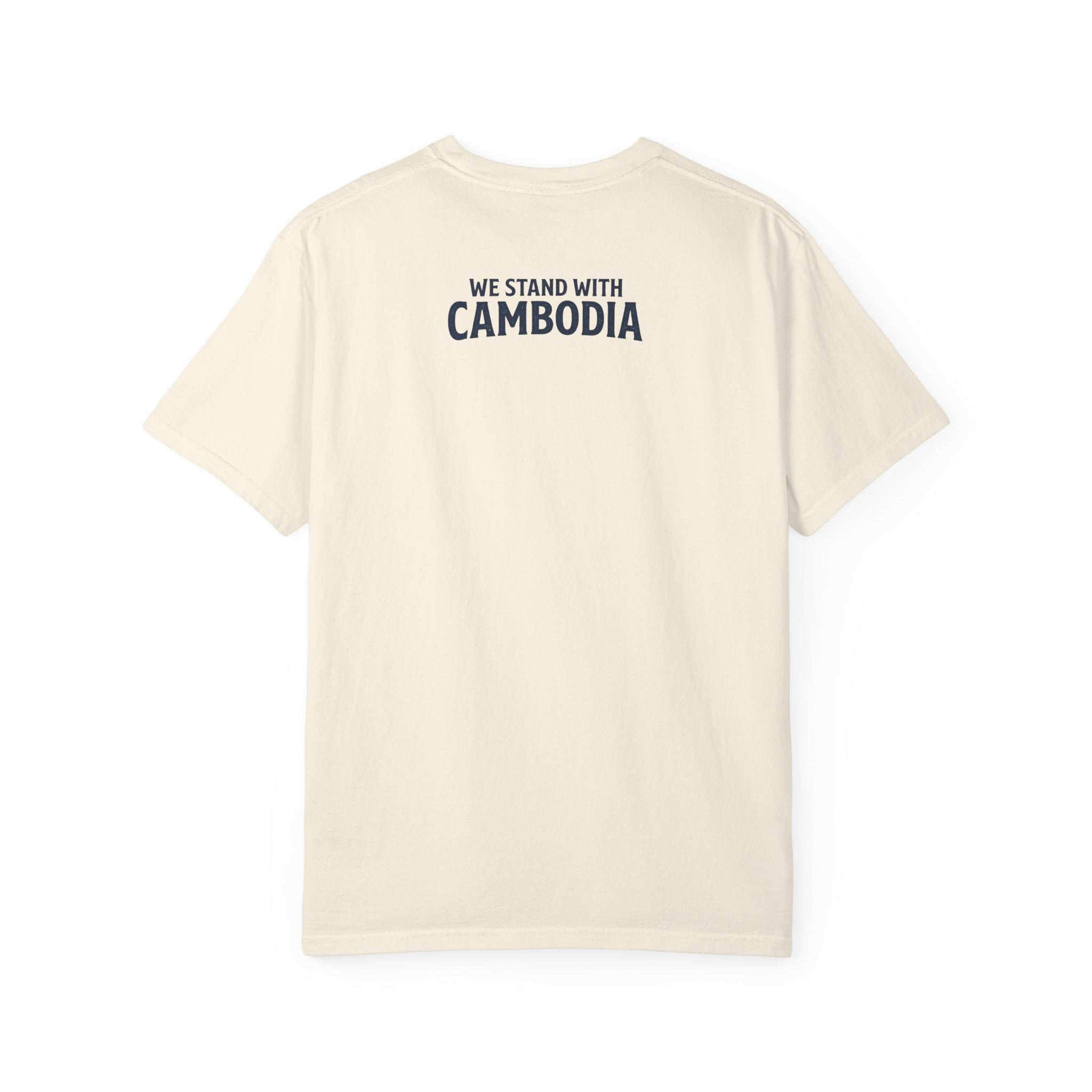 We Stand With Cambodia T-Shirt | Angkor Wat Solidarity Design