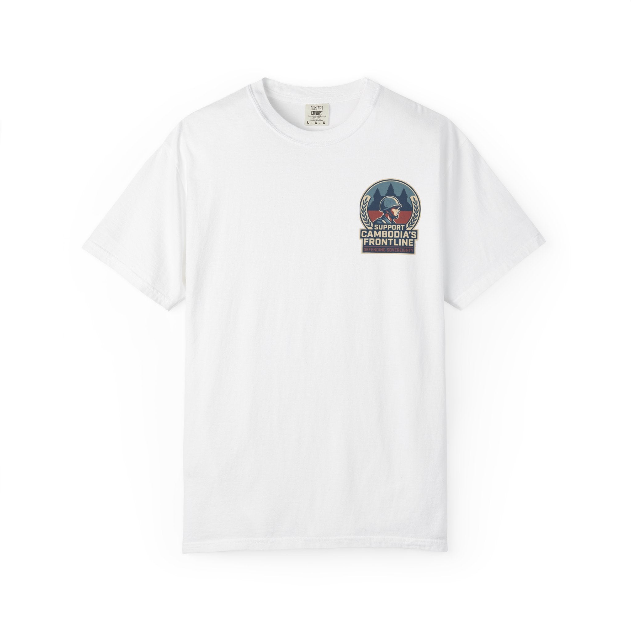 Guard Frontline Crest T-shirt | Defending Sovereignty back print