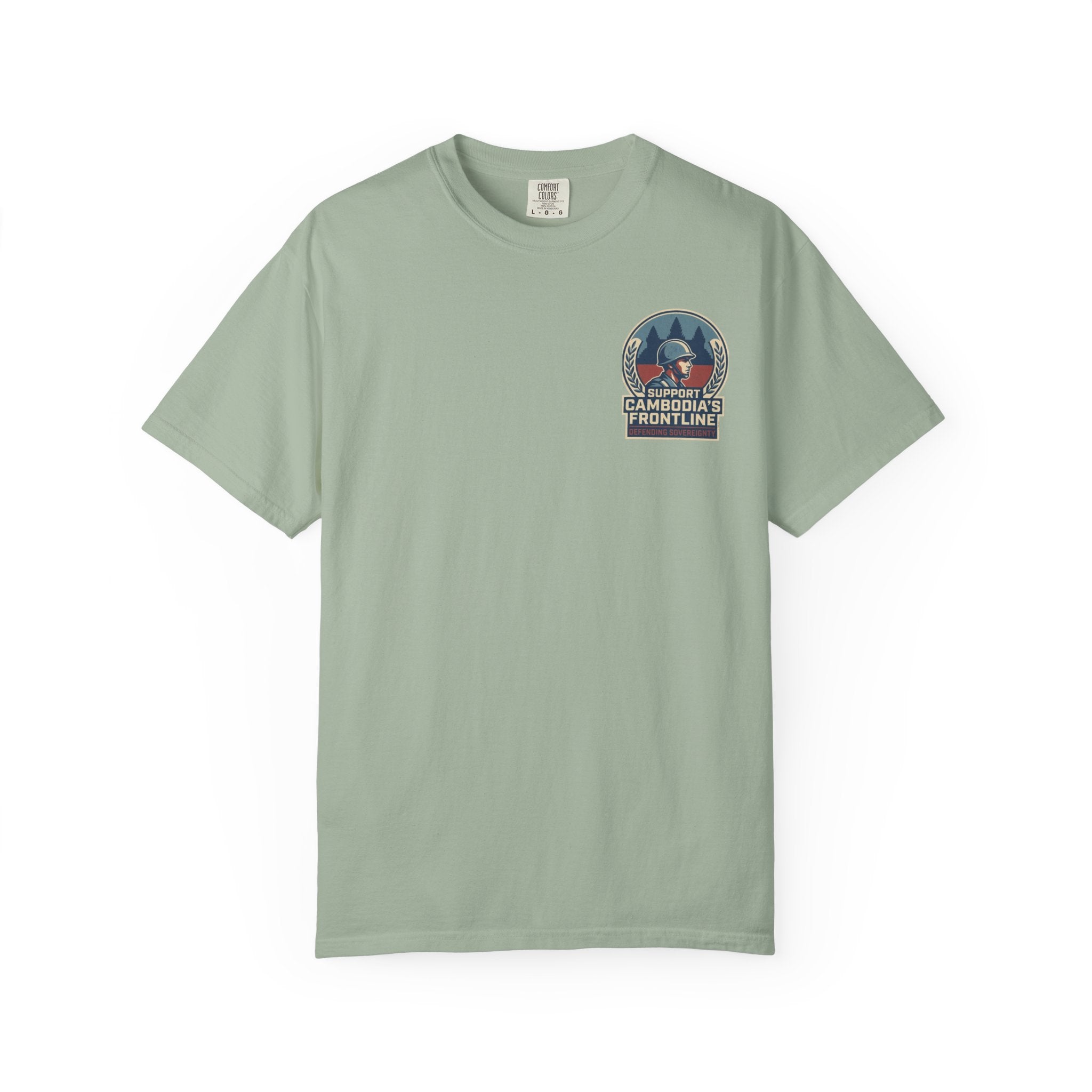 Guard Frontline Crest T-shirt | Defending Sovereignty back print