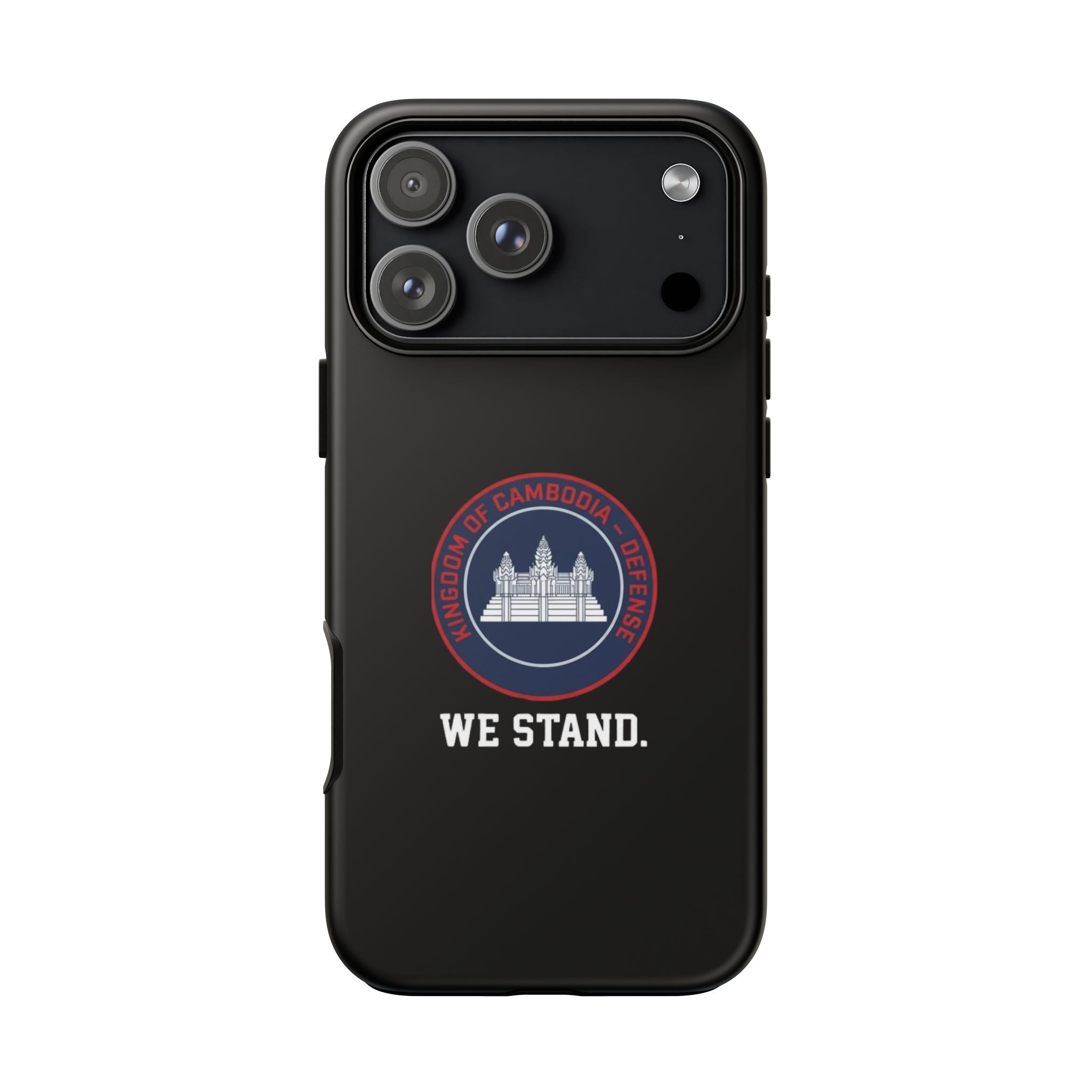 Cambodia Angkor Wat emblem phone case | Tough Case, We Stand design